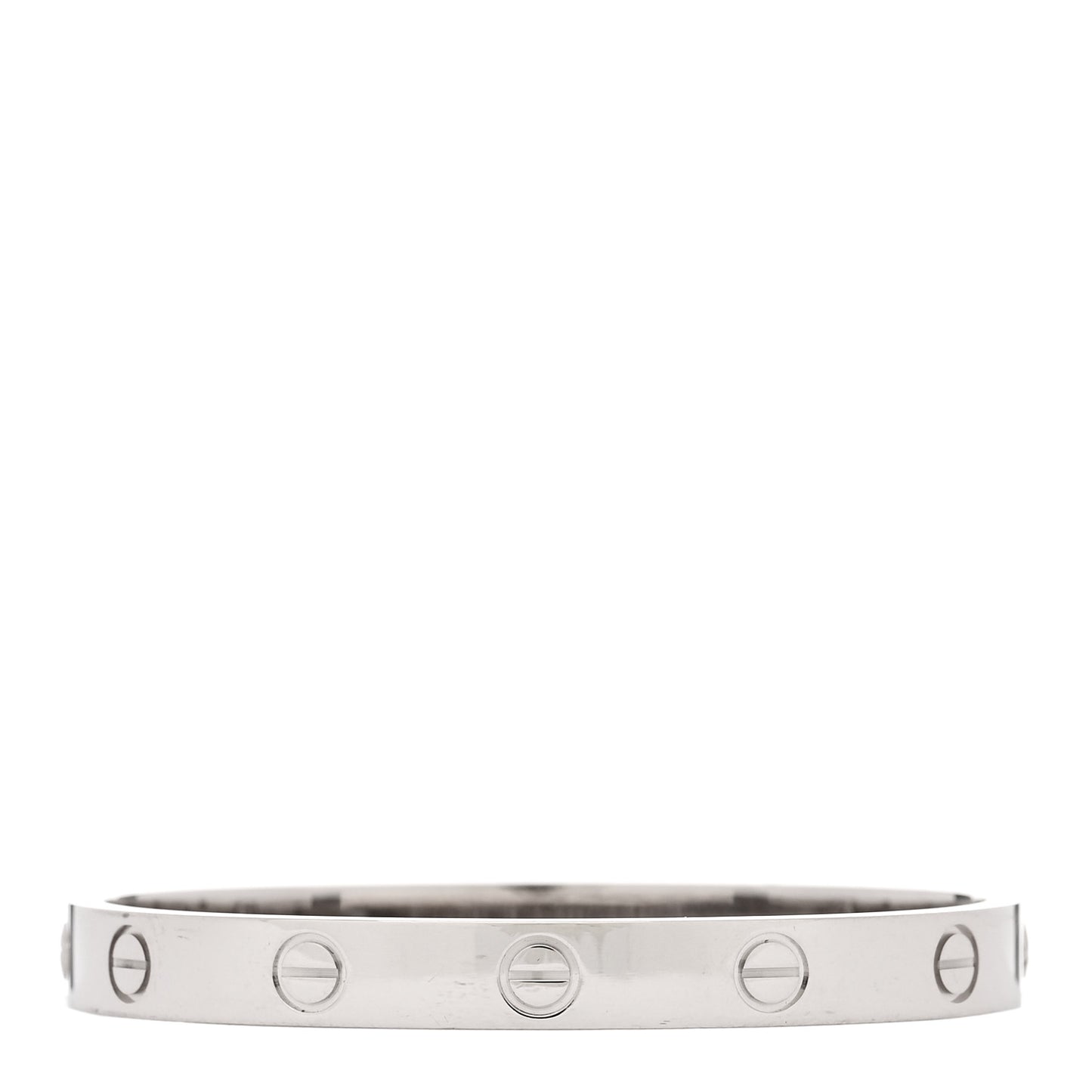 18K White Gold LOVE Bracelet 15