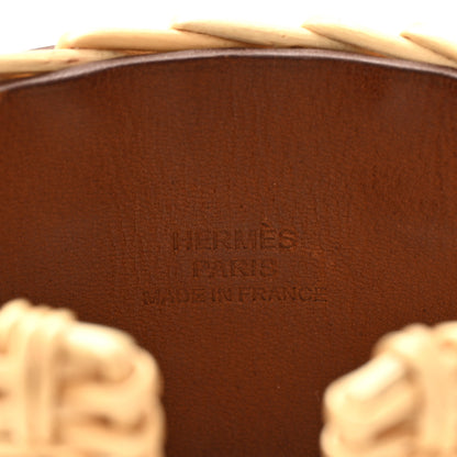 Hermes Barenia Osier Collier De Chien CDC Picnic Bracelet T3 Fauve 4 of 7