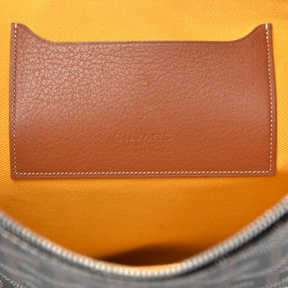 Goyard Goyardine Senat Pochette MM Black Gold 5 of 9