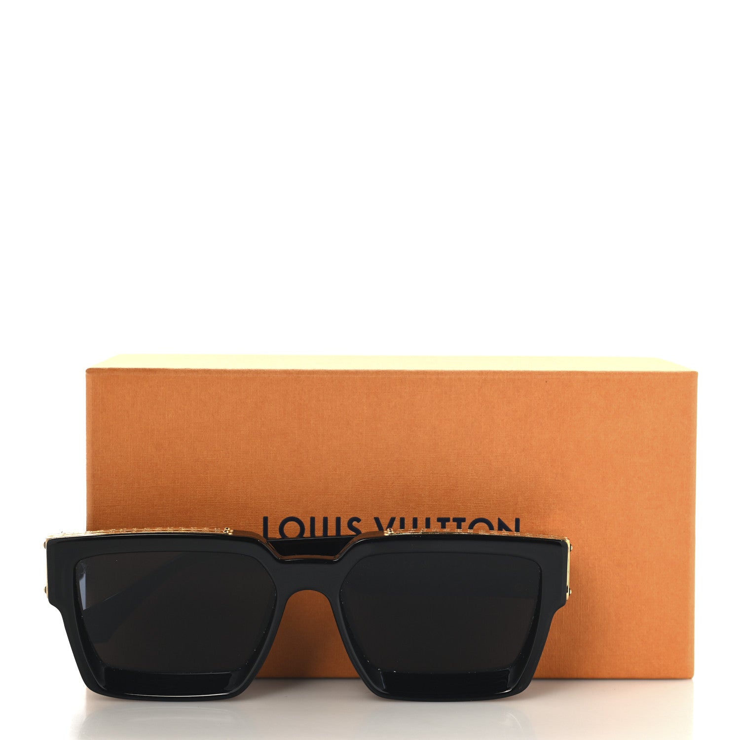 Louis Vuitton Acetate 1.1 Millionaires Sunglasses Z1165E Black 7 of 7