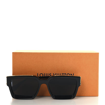 Louis Vuitton Acetate 1.1 Millionaires Sunglasses Z1165E Black 7 of 7