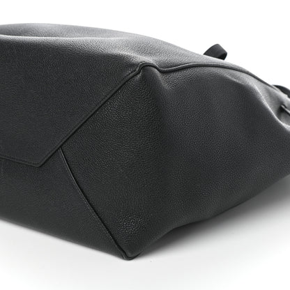 Celine Soft Grained Calfskin Small Belt Cabas Phantom Black 9 of 9