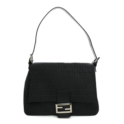 Fendi Zucchino Mama Baguette Black 1 of 8