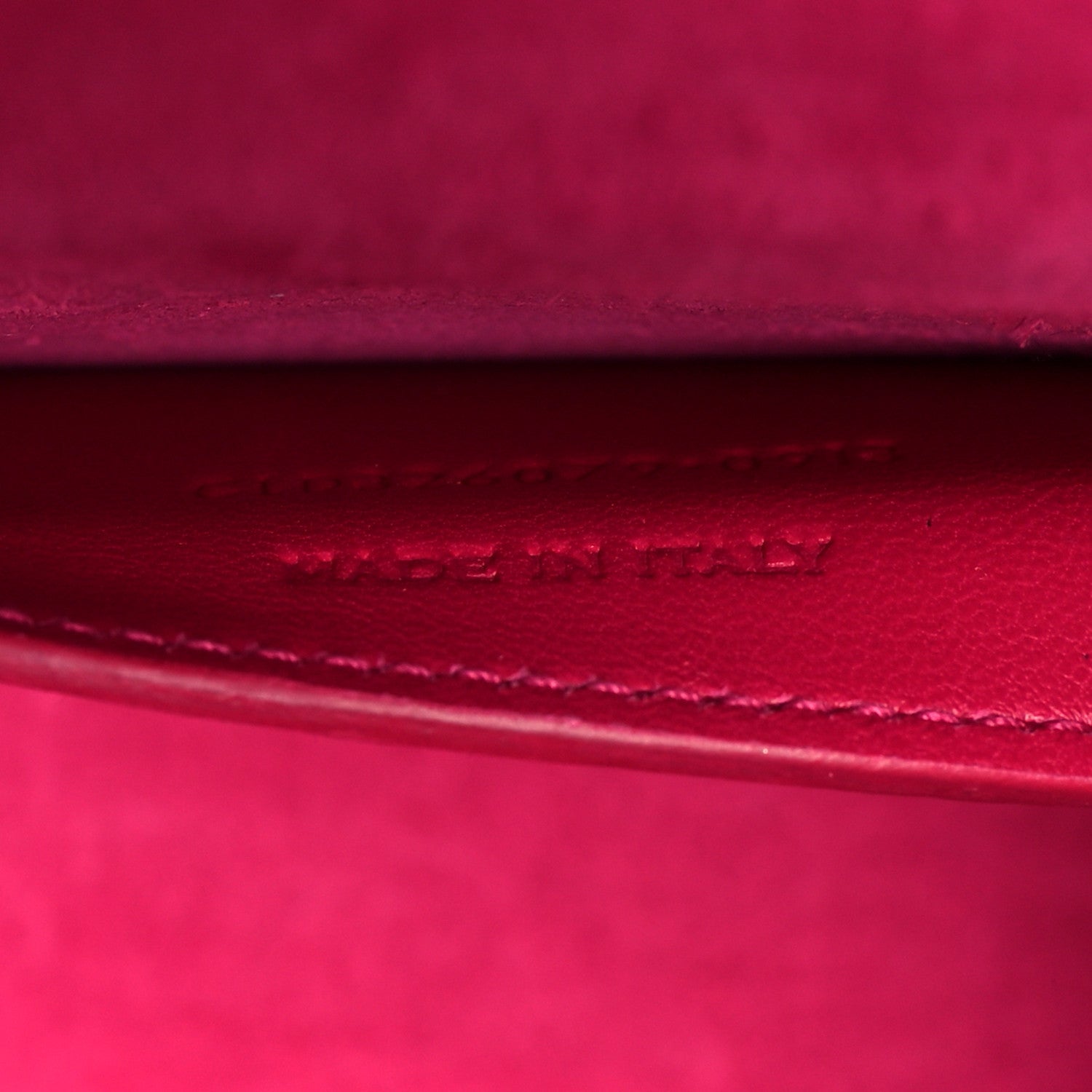Saint Laurent Calfskin Classic Monogram Cassandre Clutch Fuchsia 7 of 10