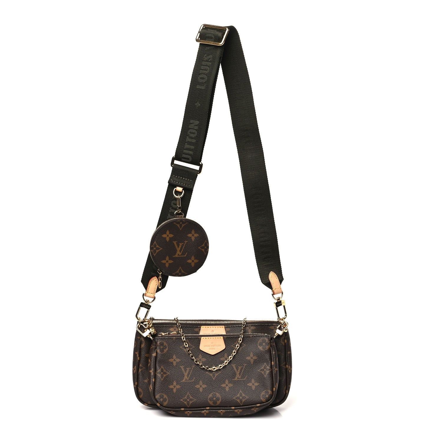 Louis Vuitton Monogram Multi Pochette Accessories Kaki 1 of 10
