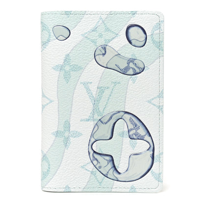 Louis Vuitton Monogram Aquagarden Pocket Organizer NM Crystal Blue 1 of 7