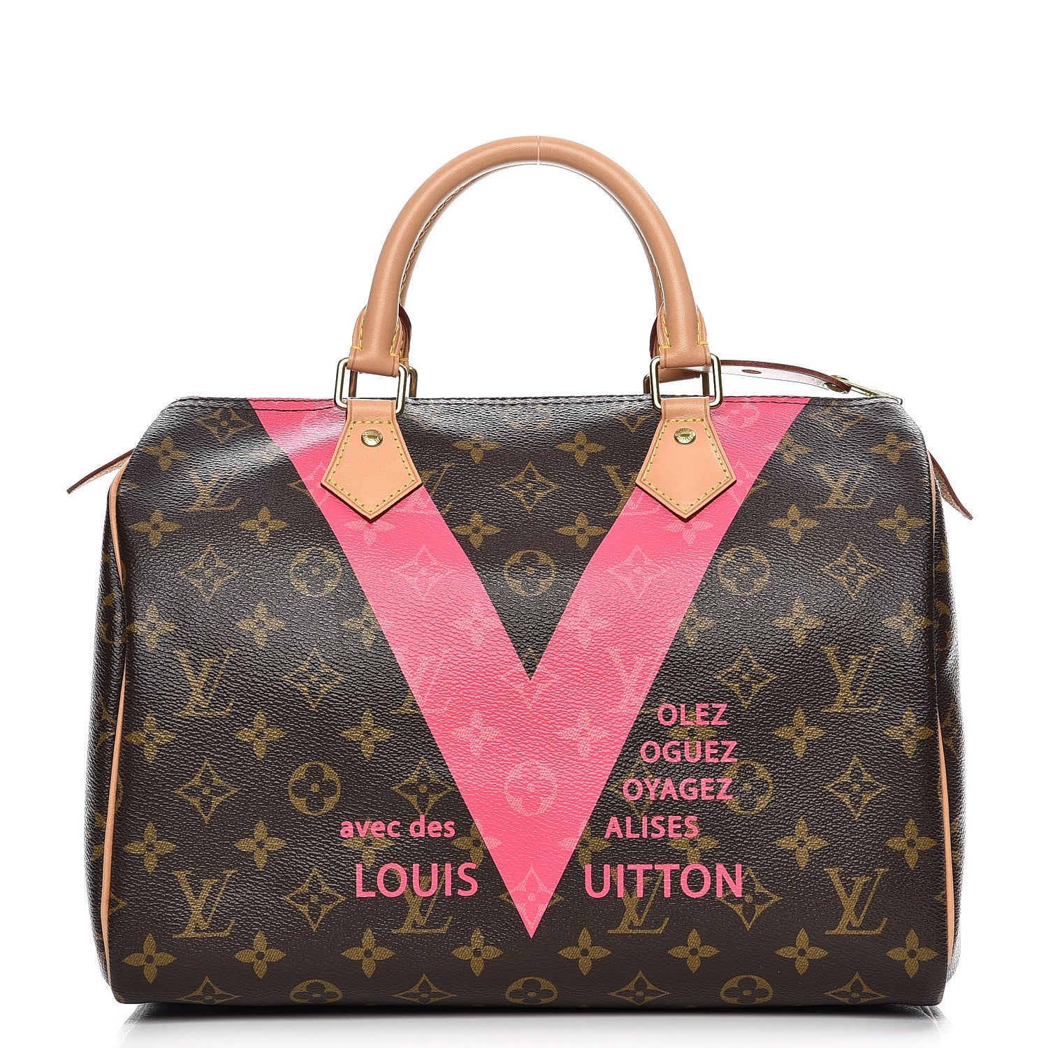 Louis Vuitton Monogram Speedy 30 V Grenade 1 of 9