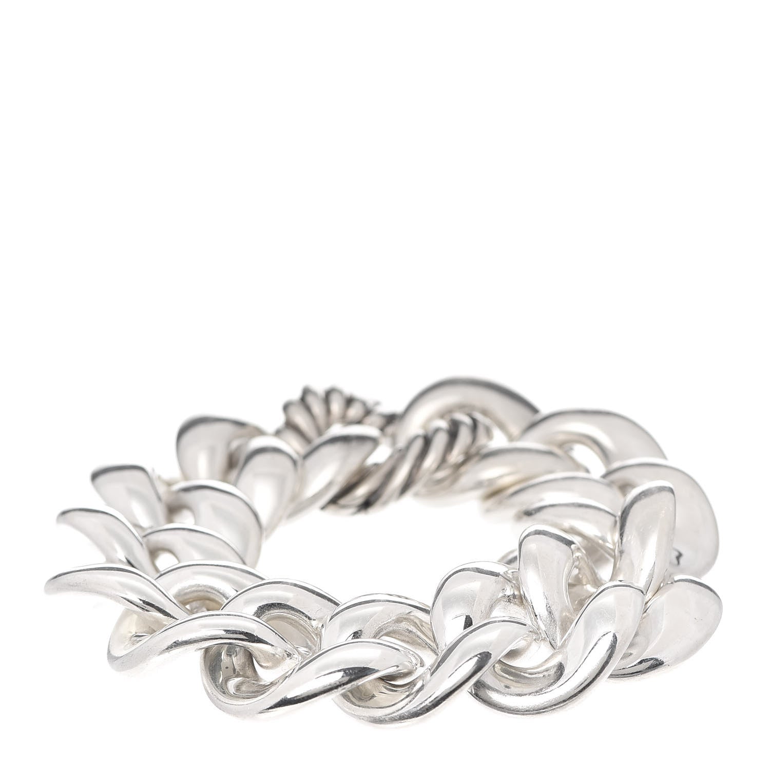 David Yurman Sterling Silver Cordelia Curb Link Bracelet 1 of 4