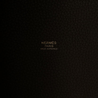 Hermes Taurillon Clemence Picotin Lock 22 MM Etoupe 6 of 11