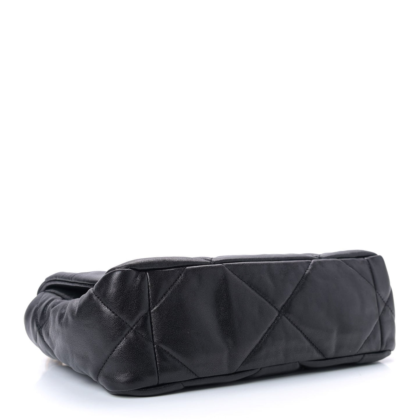 Lambskin Quilted Medium Chanel 19 Flap Black