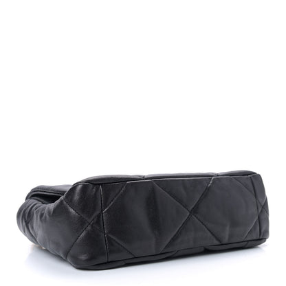Chanel Lambskin Quilted Medium Chanel 19 Flap Black 4 of 9