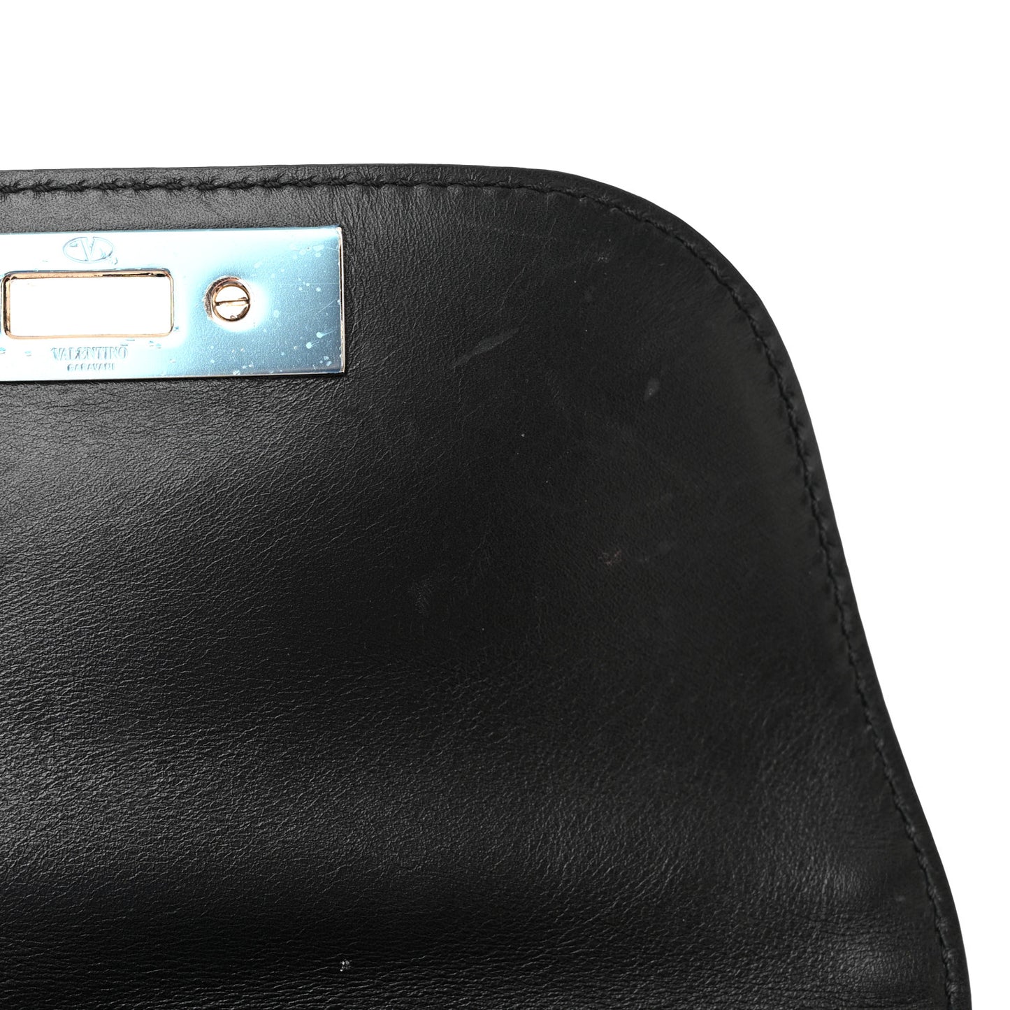 Vitello Rockstud Demilune Backpack Black