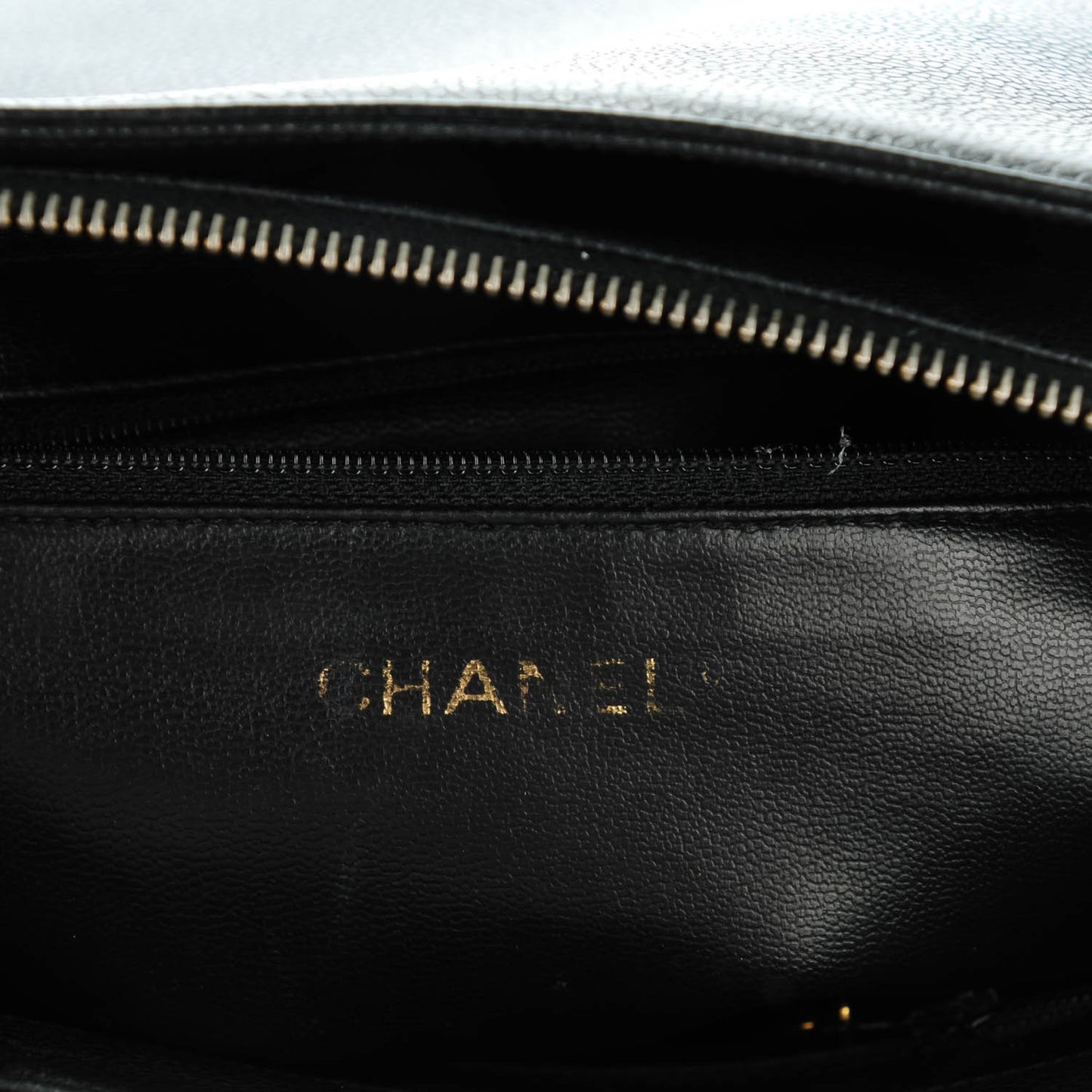 Caviar CC Shoulder Bag Black