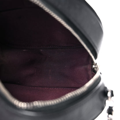 Chanel Lambskin Quilted Round Clutch With Chain Black 5 of 16