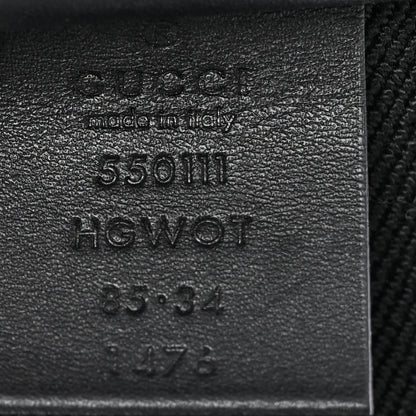 Gucci Elastic Crystal Embellished Plexiglass GG Marmont Belt 100 40 Black 4 of 4