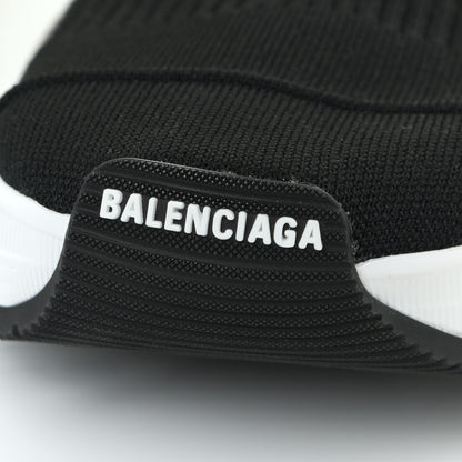 Balenciaga Technical Ribbed 3D Recycled Knit Bi-Color Womens Speed 3.0 Sneakers 40 Black White 12 of 12