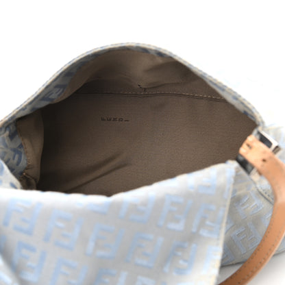 Fendi Zucchino Mini Mama Baguette Blue 5 of 9