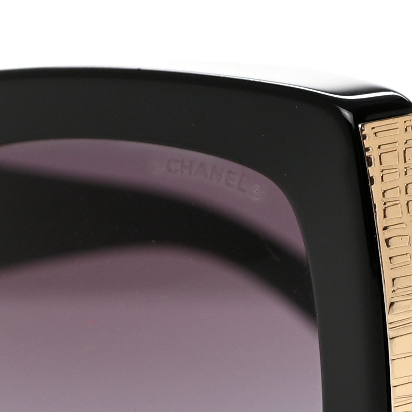 Acetate Rectangle Sunglasses 5435 Black