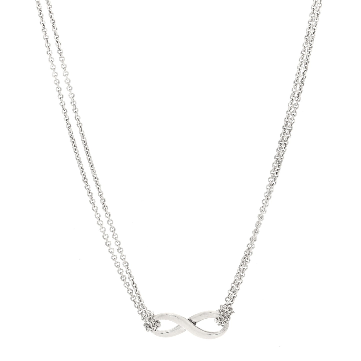 Sterling Silver Infinity Pendant Necklace