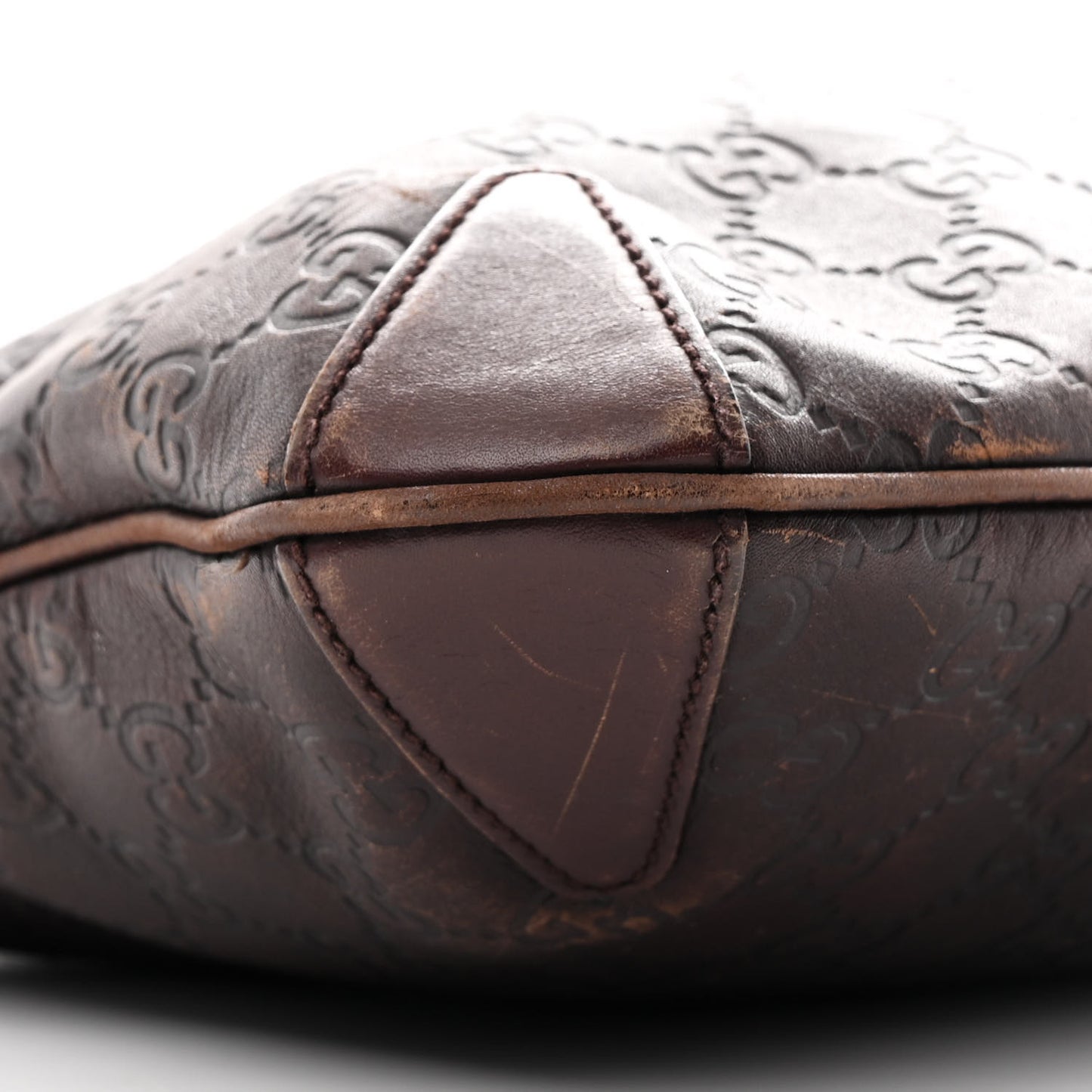 Guccissima Creole Hobo Chocolate