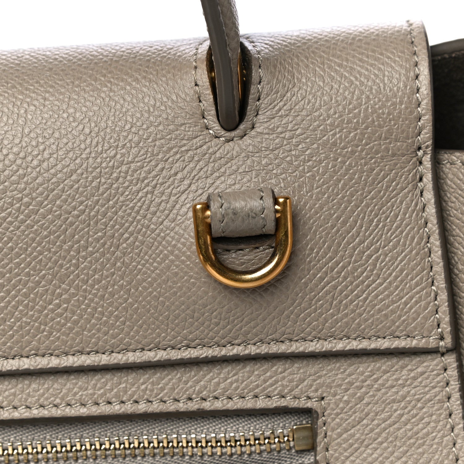 Celine Grained Calfskin Micro Belt Bag Light Taupe 12 of 14