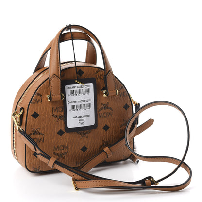 MCM Visetos Mini Essential Crossbody Cognac 2 of 8