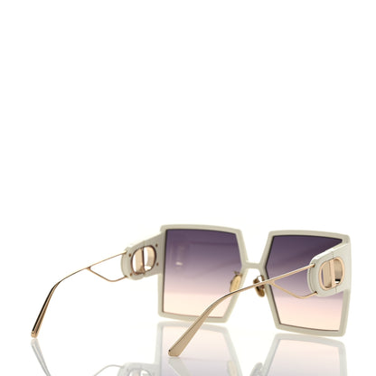 Christian Dior Square Mirrored 30 Montaigne Sunglasses White 4 of 8