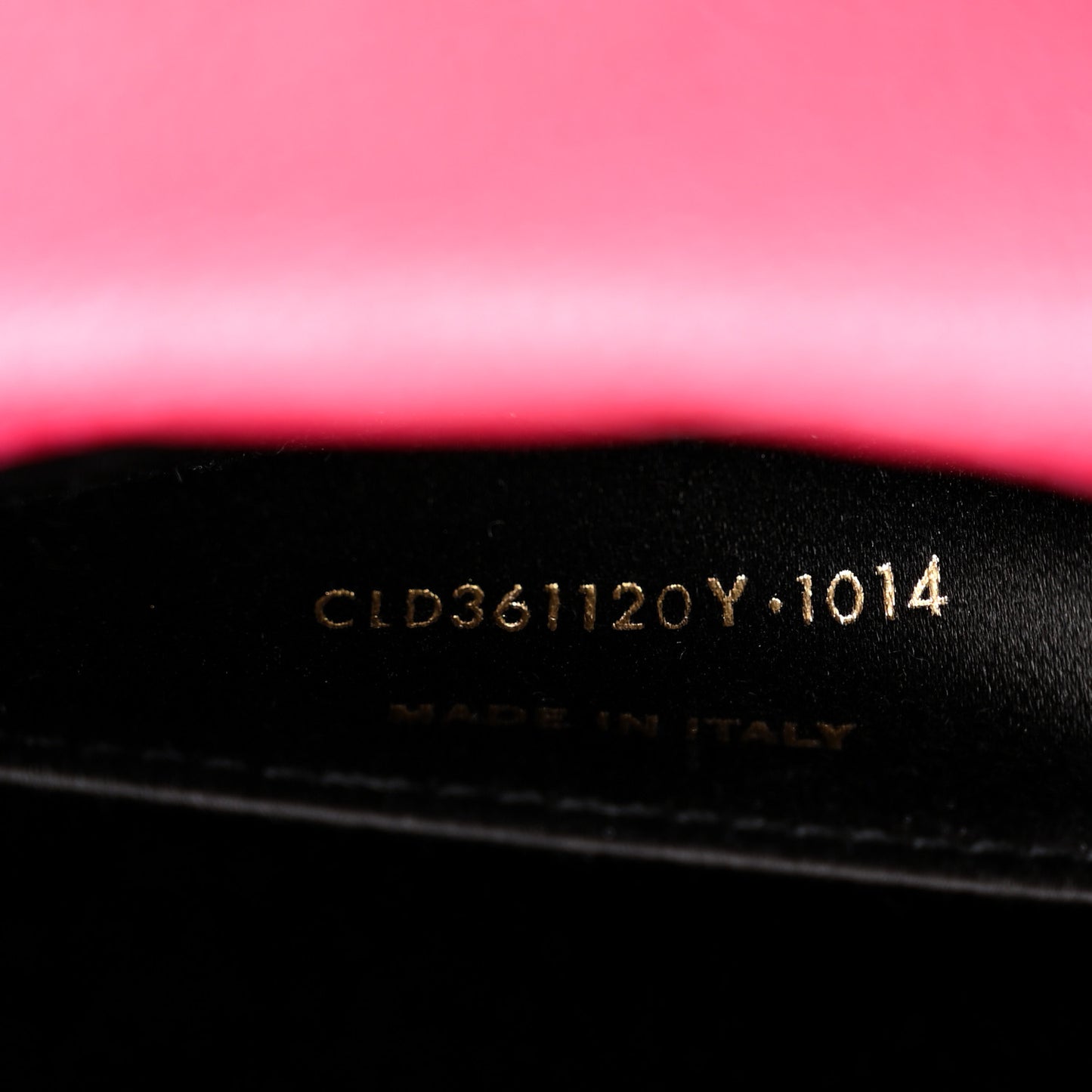 Calfskin Monogram Large Belle De Jour Clutch Lipstick Fuchsia