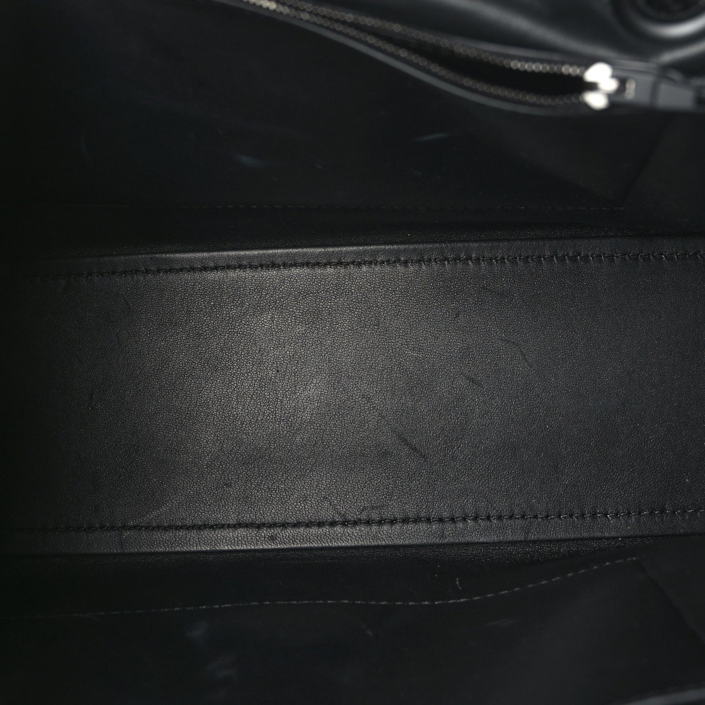 Crushed Calfskin Quilted Matte Black Hardware Medium Crush Chain Bag Black