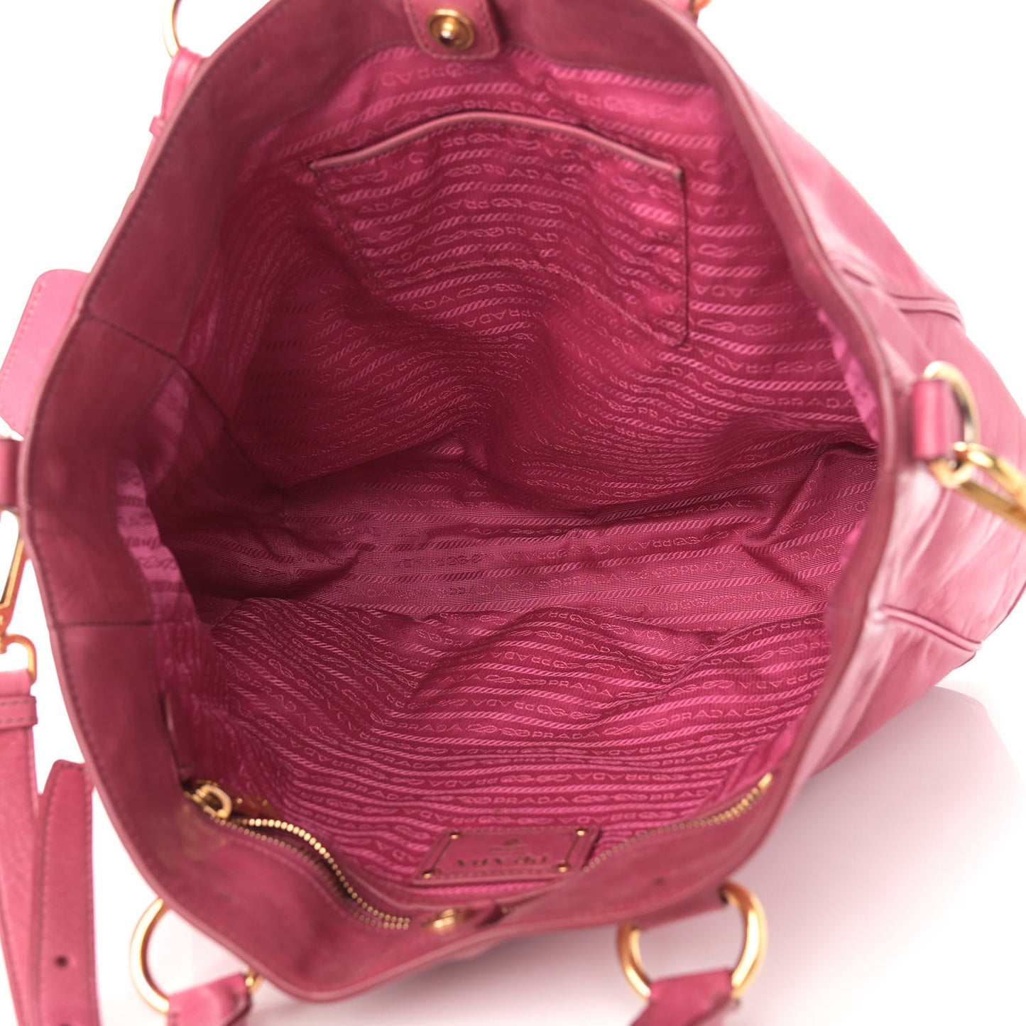 Vitello Shine Tote Peonia