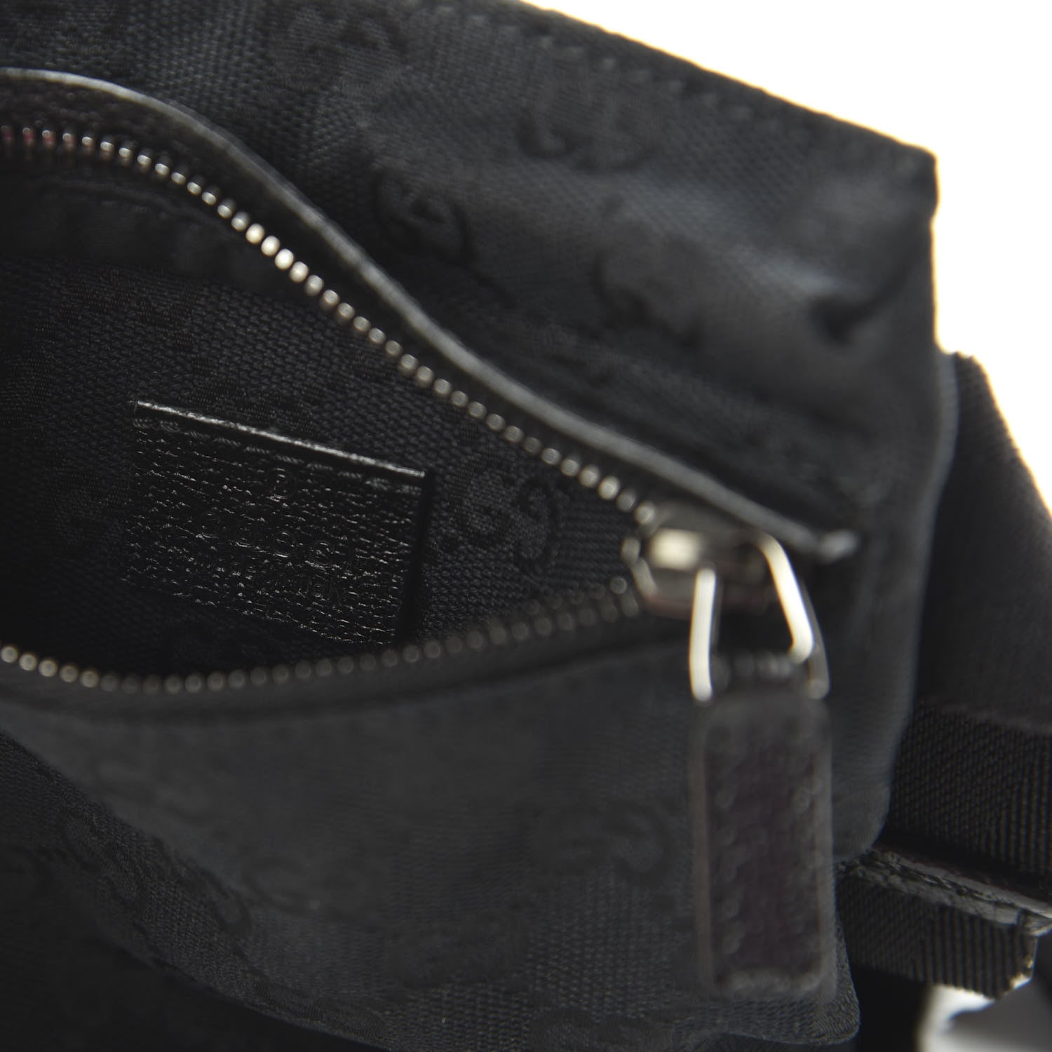 Gucci GG Monogram Double Pocket Belt Bag Black 8 of 10