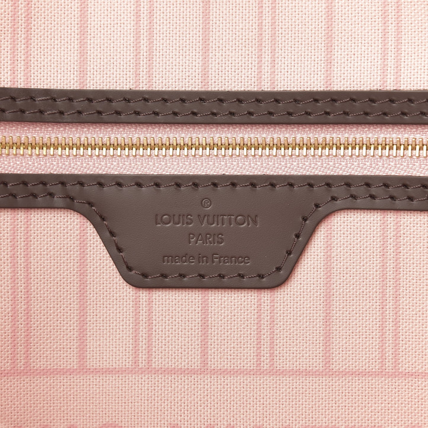 Damier Ebene Neo Neverfull MM Rose Ballerine