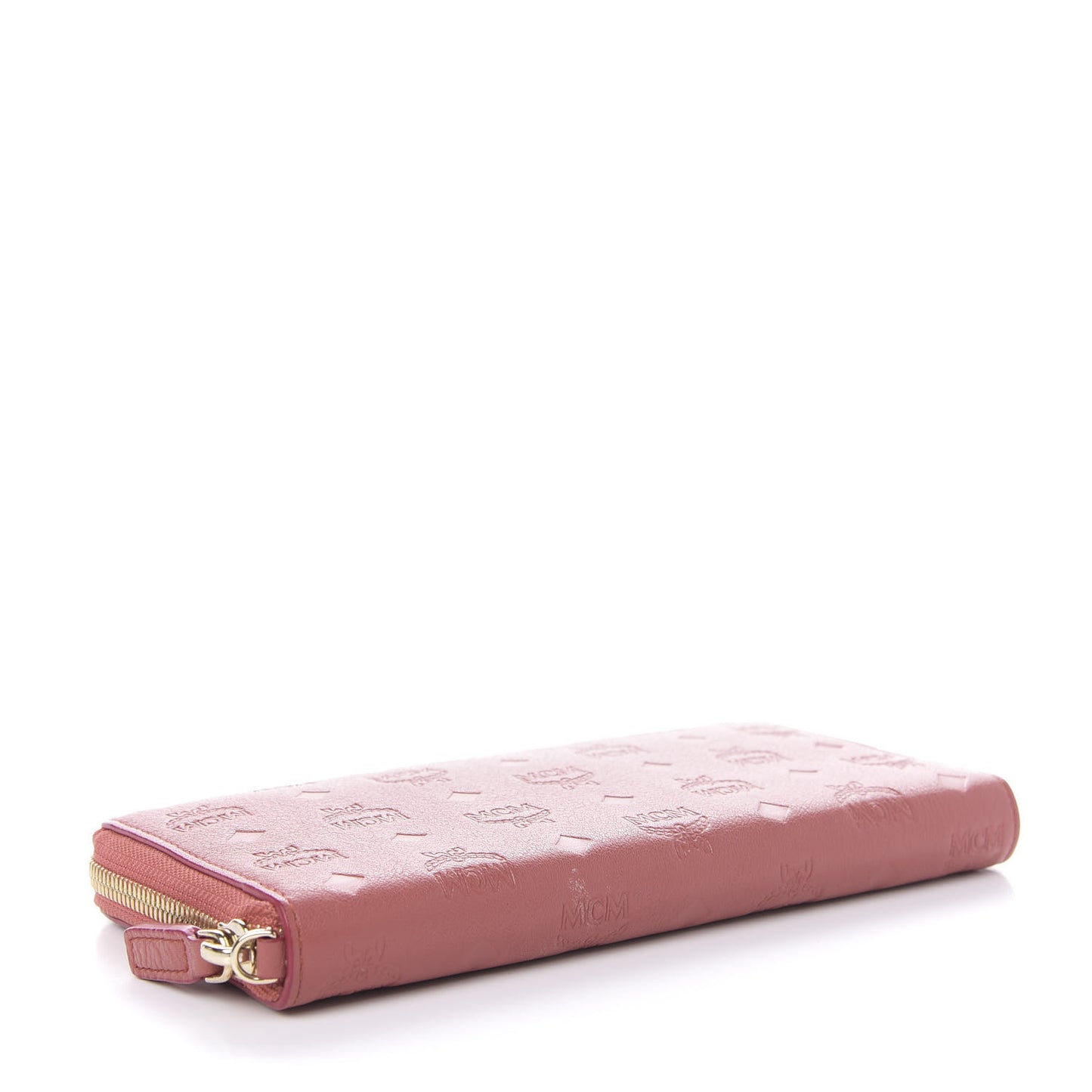 Calfskin Ottomar Monogram Klara Zip Wallet Cocoa