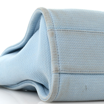 Chanel Mixed Fibers Small Deauville Tote Light Blue 10 of 14