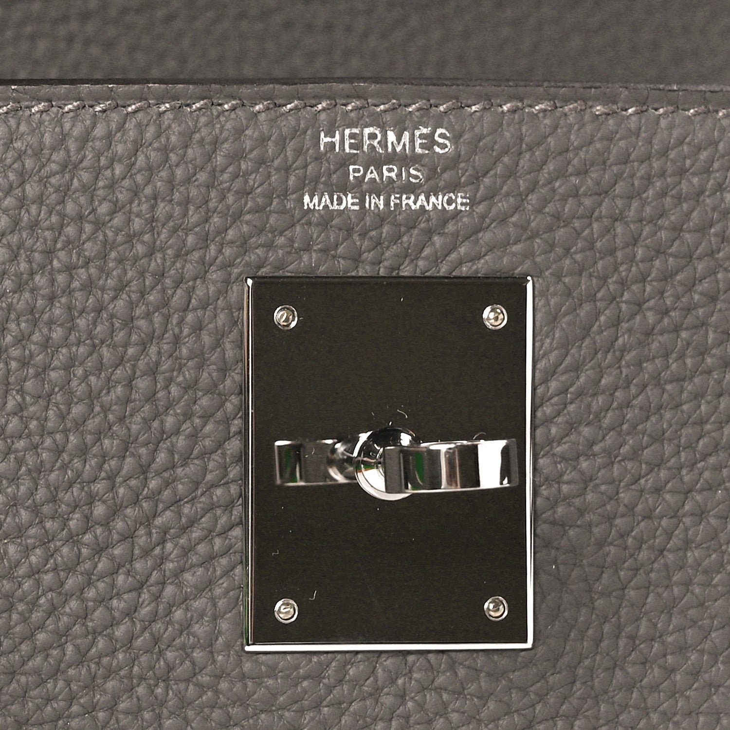 Hermes Togo Kelly Retourne 28 Etain 7 of 11