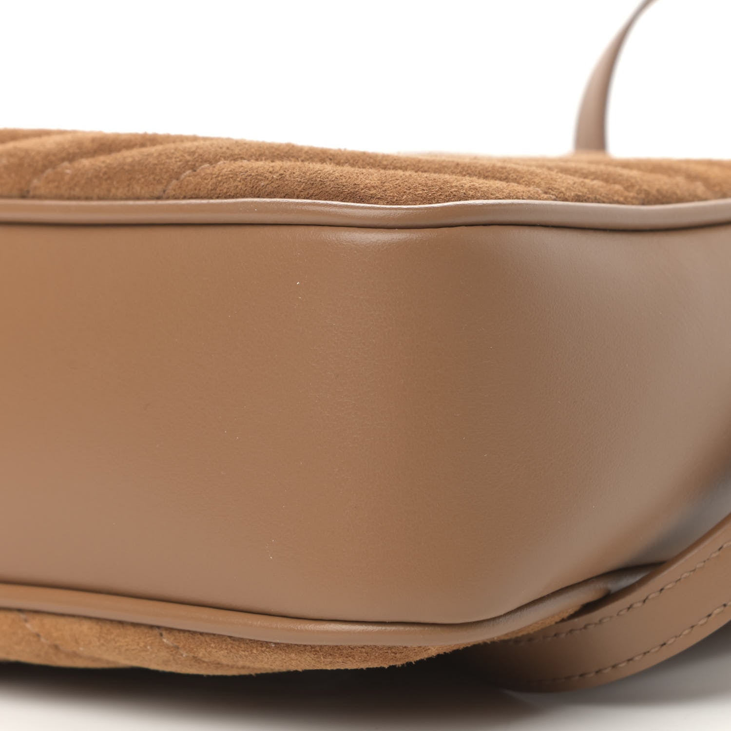 Saint Laurent Suede Matelasse Monogram Lou Camera Bag Cinnamon 10 of 10