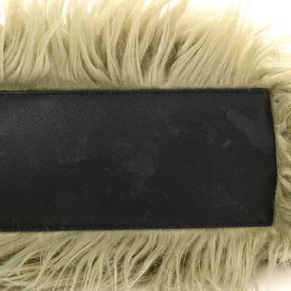 Marc Jacobs Faux Fur Mini The Creature Tote Bag Pistachio 12 of 12
