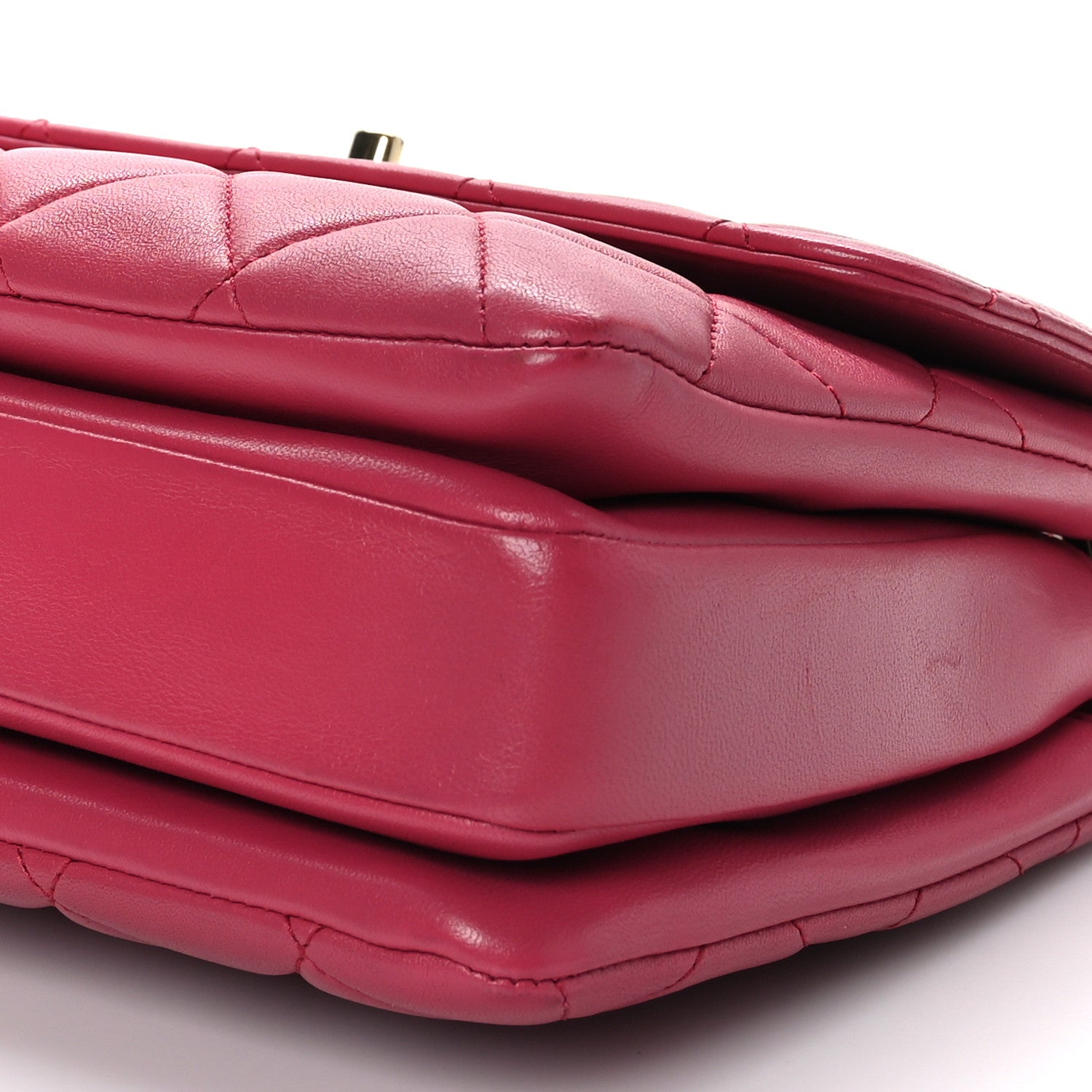 Chanel Lambskin Quilted Small Trendy CC Flap Dual Handle Bag Dark Pink 9 of 9