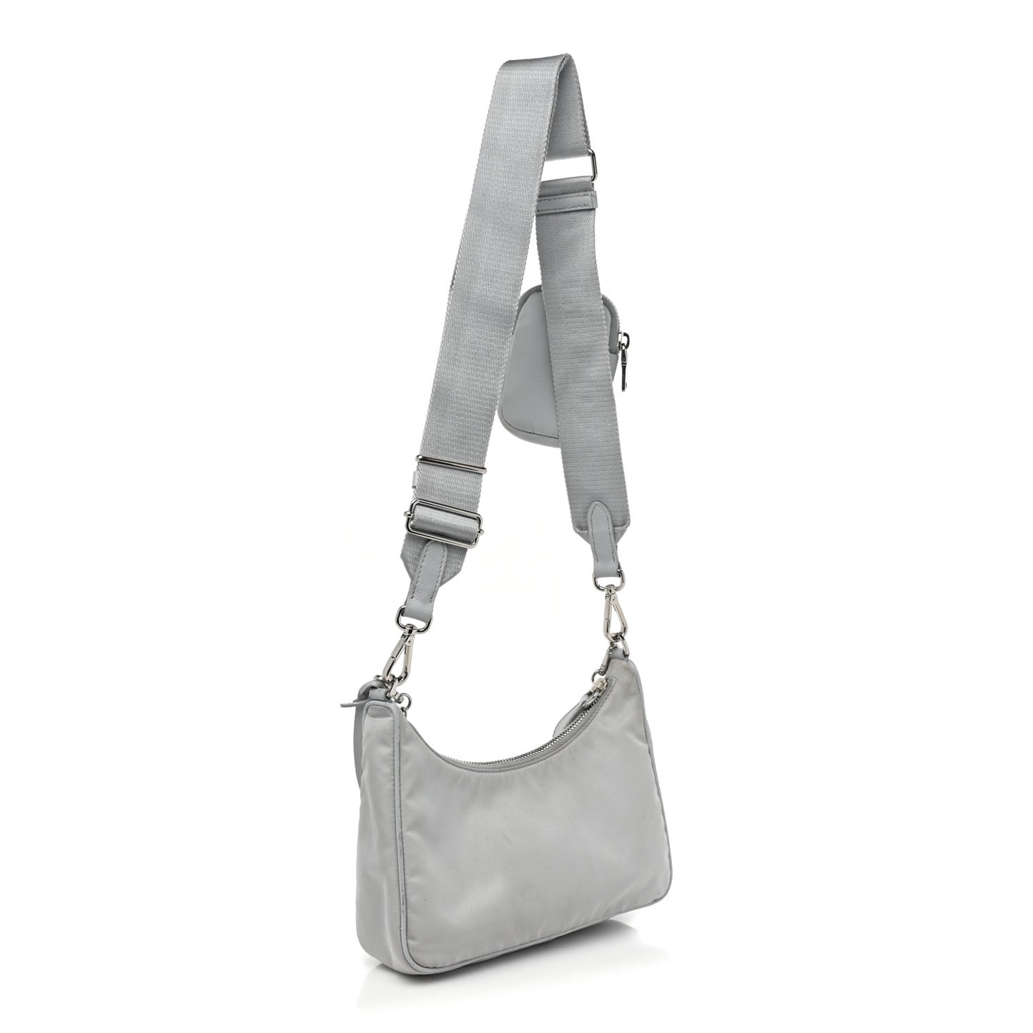 Re-Nylon Saffiano Re-Edition 2005 Shoulder Bag Fiordaliso