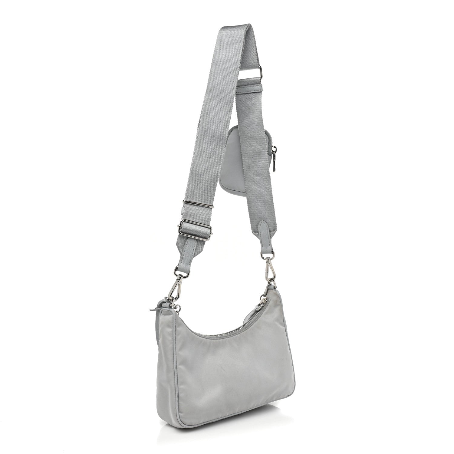 Prada Re-Nylon Saffiano Re-Edition 2005 Shoulder Bag Fiordaliso 3 of 14