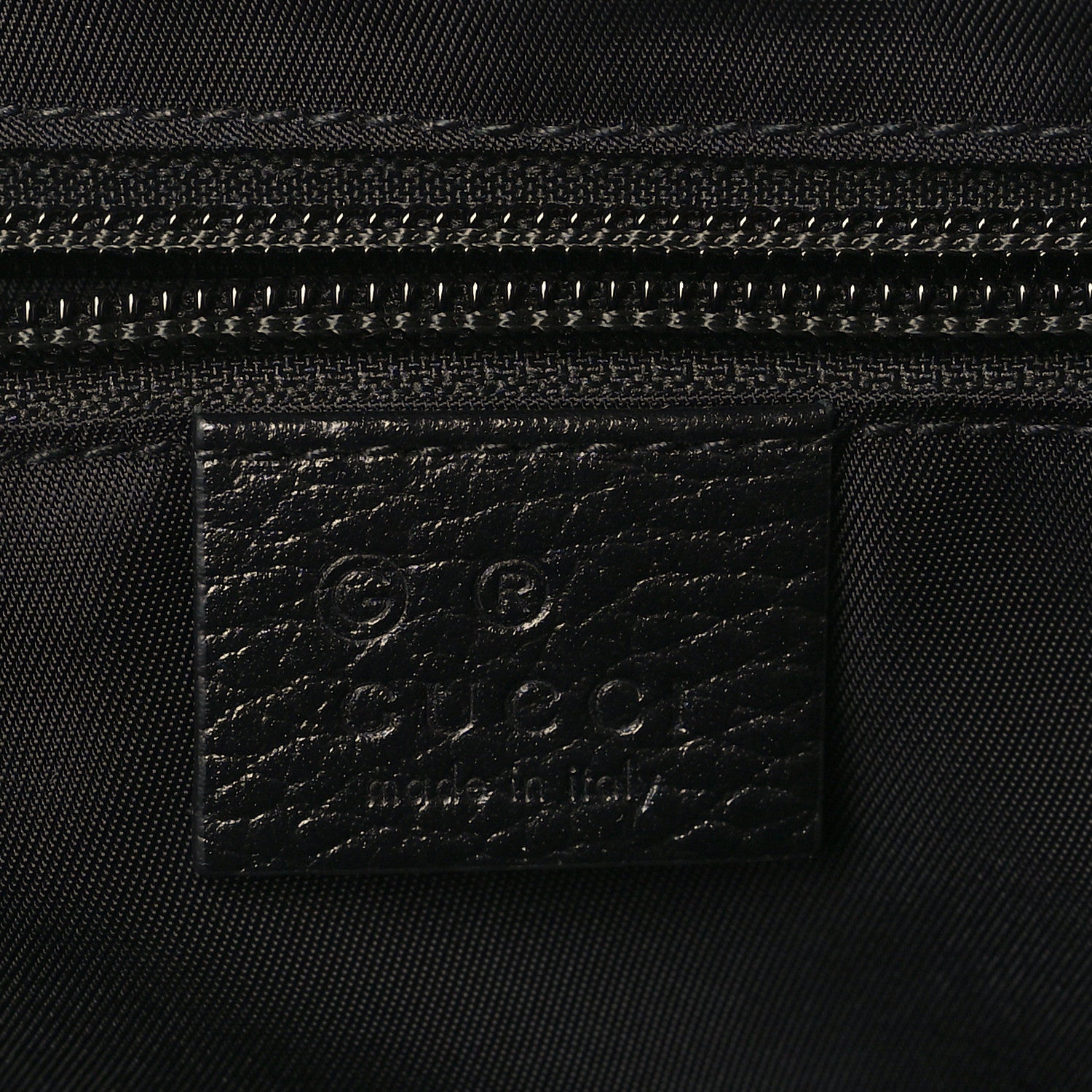 Gucci Nylon Monogram Double Buckle Flap Messenger Bag Black 6 of 9