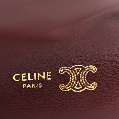 Celine Lambskin small Crystal Pouch Crossbody Bag  Syrah 6 of 11