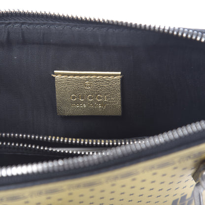 Gucci X SEGA Calfskin GUCCY Stars Mini Dome Shoulder Bag Gold 6 of 11