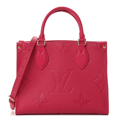 Louis Vuitton Empreinte Monogram Giant Onthego PM Freesia 1 of 8
