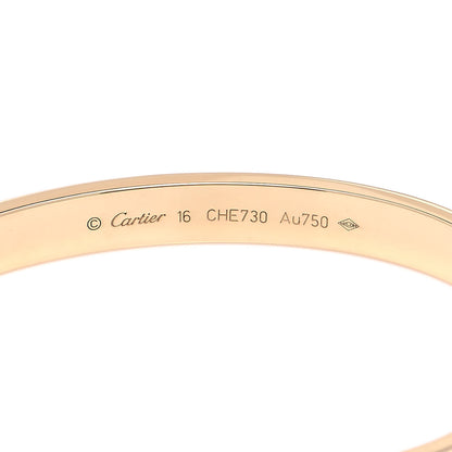 Cartier 18K Yellow Gold LOVE Bracelet 16 5 of 6