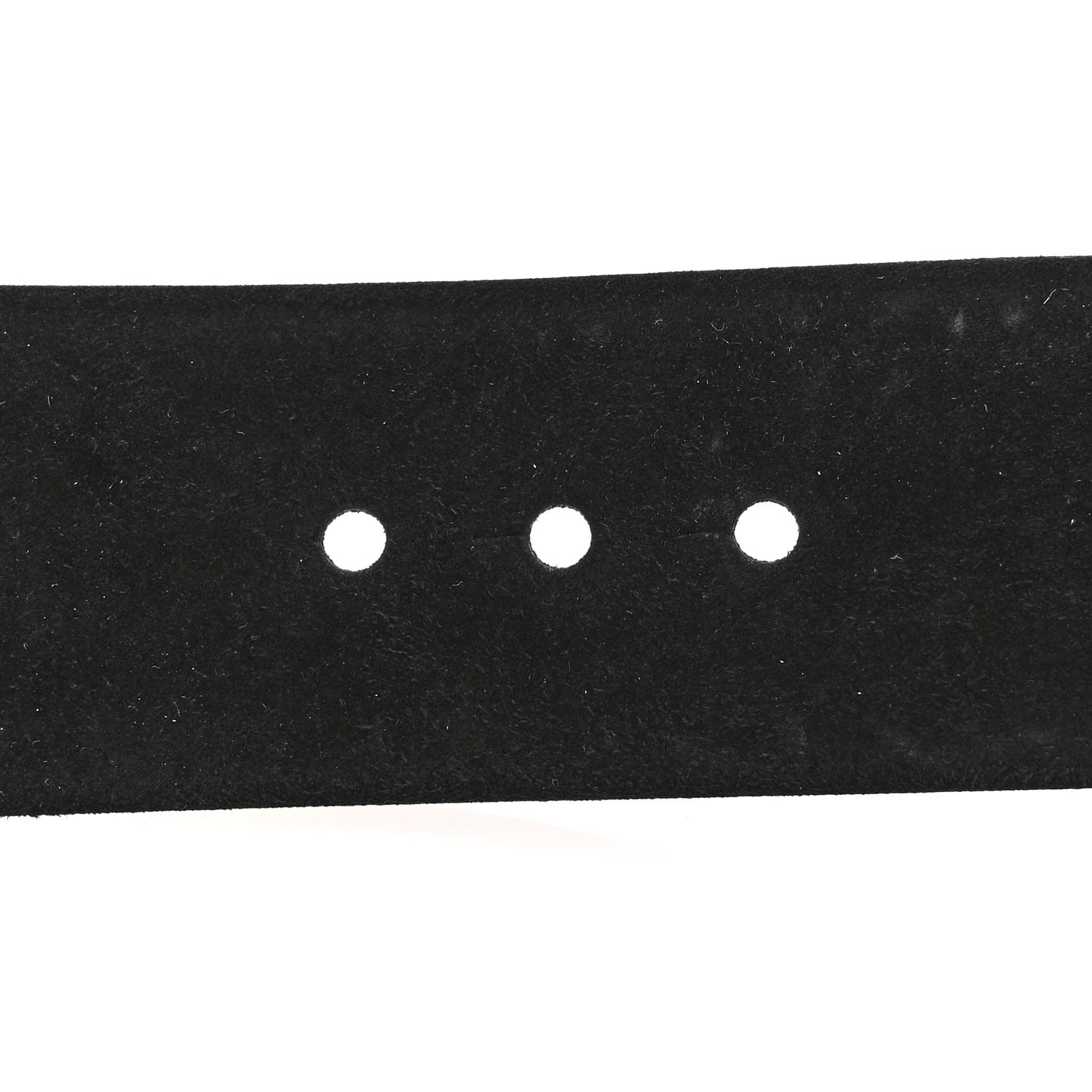 Suede CC Wreath Belt 85 34 Black Silver