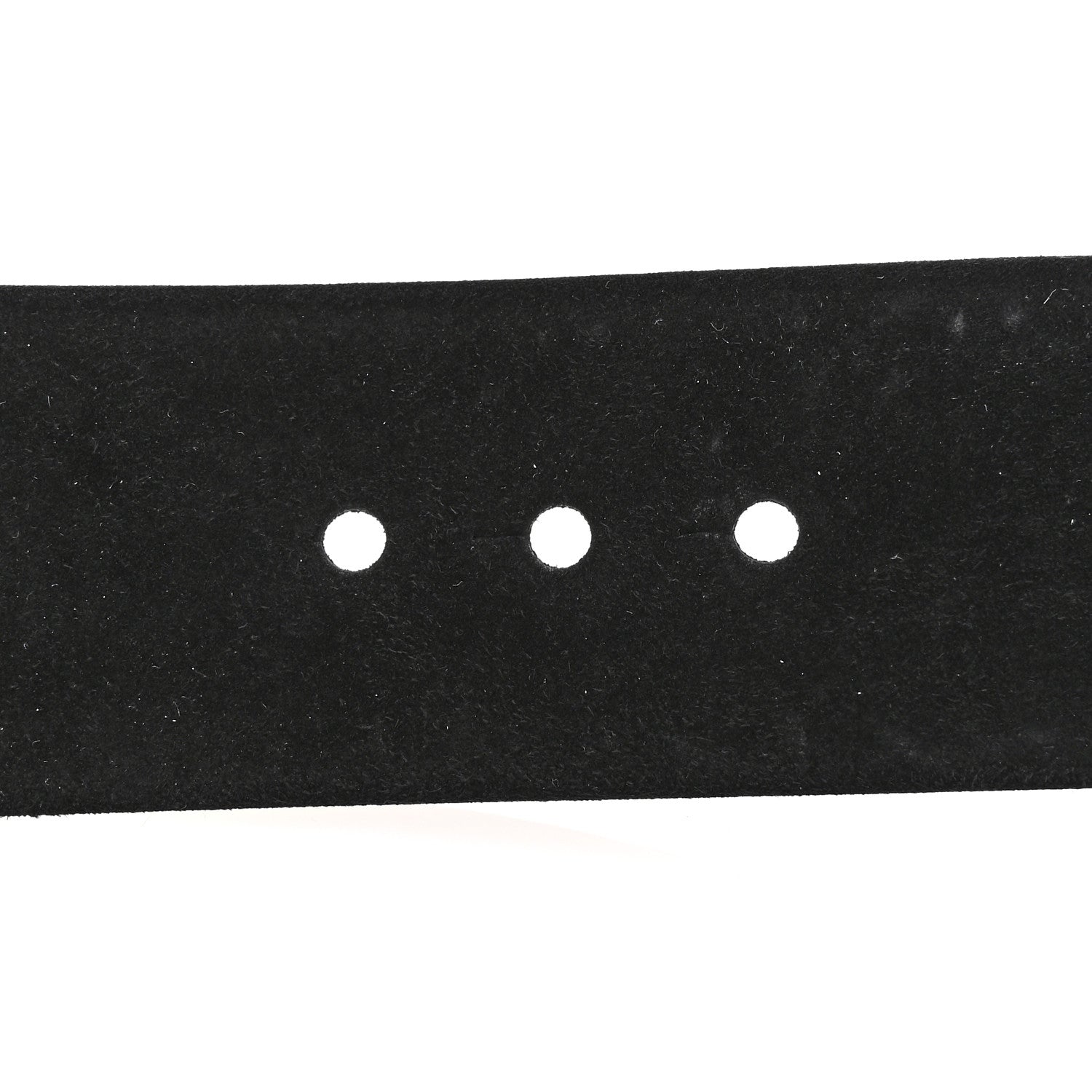 Chanel Suede CC Wreath Belt 85 34 Black Silver 3 of 7