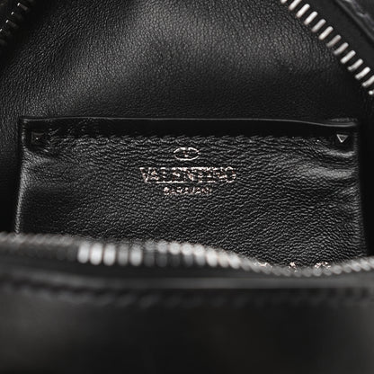 Valentino Garavani Nappa Atelier 03 Rose Edition Round Crossbody Bag Black 6 of 11