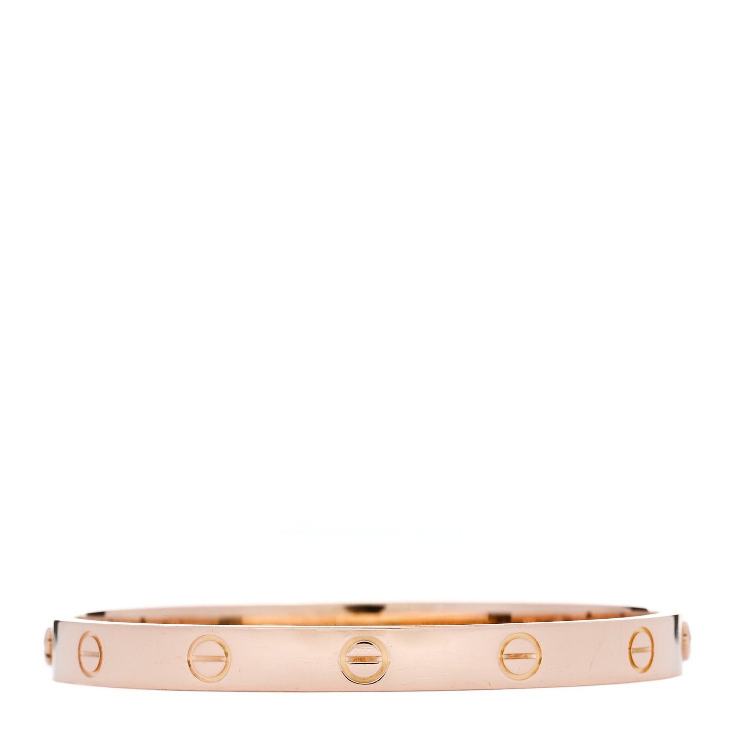 18K Pink Gold LOVE Bracelet 17