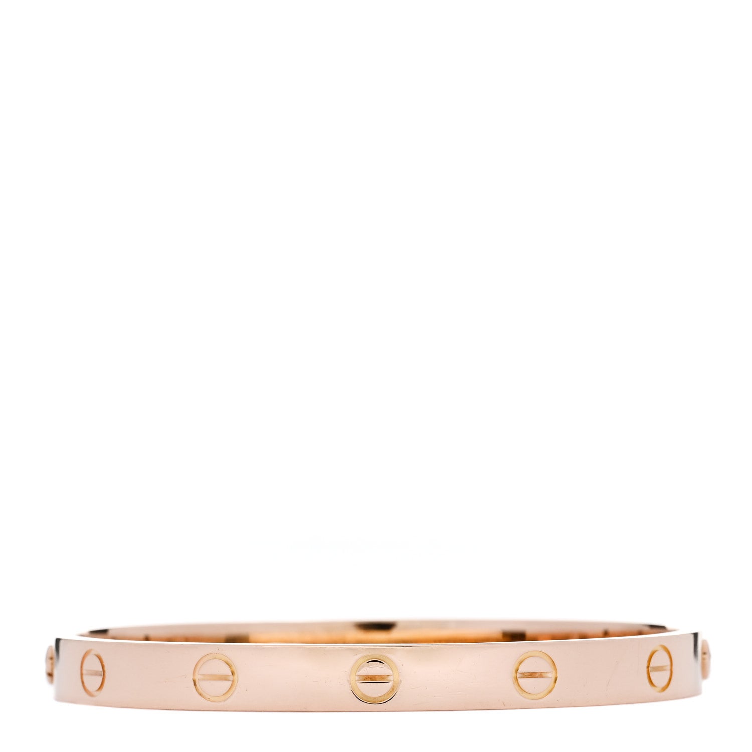 Cartier 18K Pink Gold LOVE Bracelet 17 1 of 9